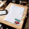 Erkek Oversize Ön Araba Baskili T-shirt Premium